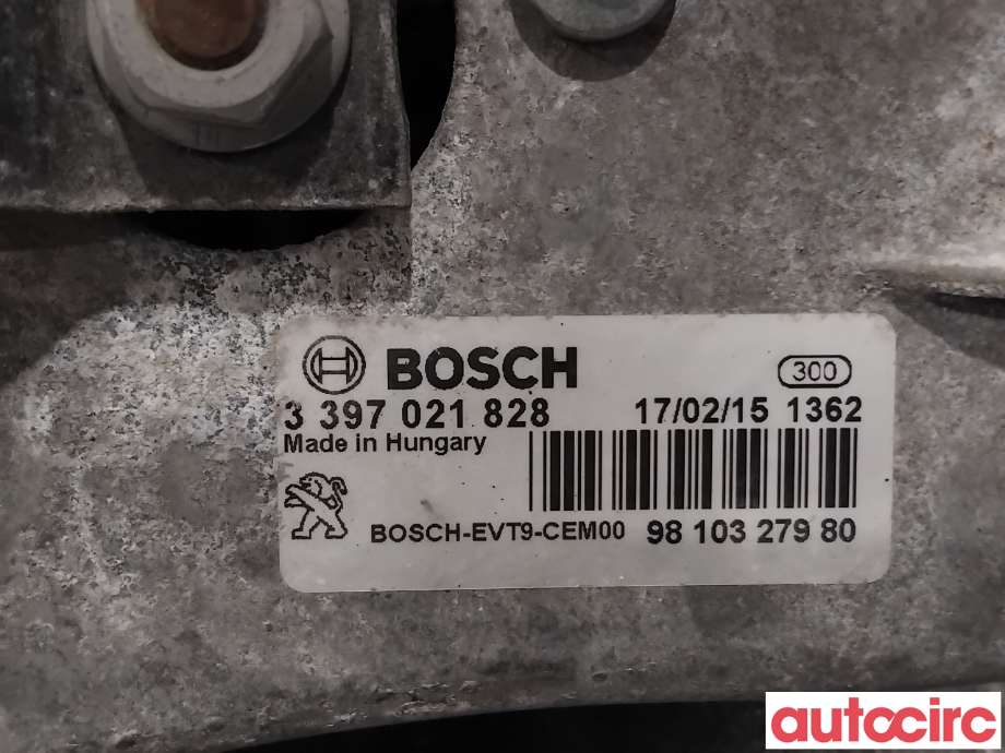 Viskermotor frontrute til Peugeot 308 2013-2021 (Type II) (PEUGEOT|9810327980|0390241587)