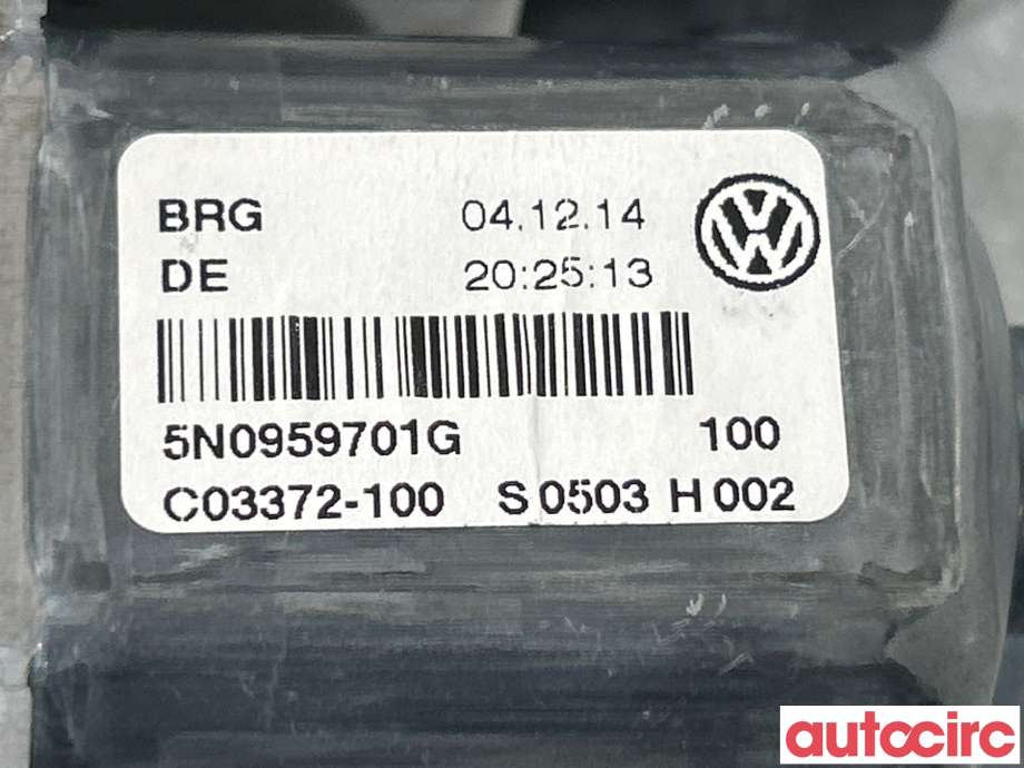 Ruteheis venstre foran til VW Tiguan 2011-2016 (Type I, Fase 2)  (VOLKSWAGEN|5N0959701J||5N0959701G)