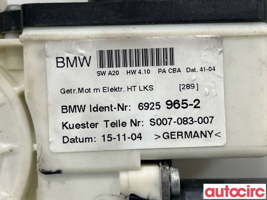 Ruteheis venstre bak til BMW X3 2003-2006 (Fase 1) (E83) (E83) (BMW|67626925965|6925965)