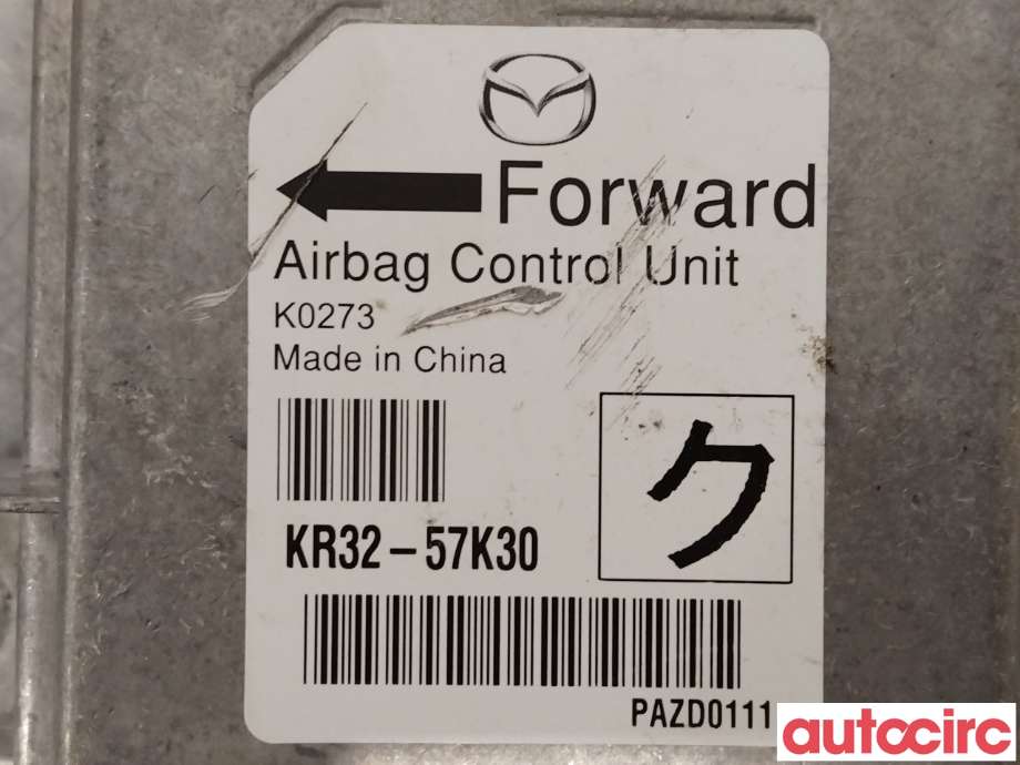 Airbag elektronikk til Mazda CX-5 2012-2017 (Type I)  (MAZDA|KR32-57-K30|KR32-57K30)