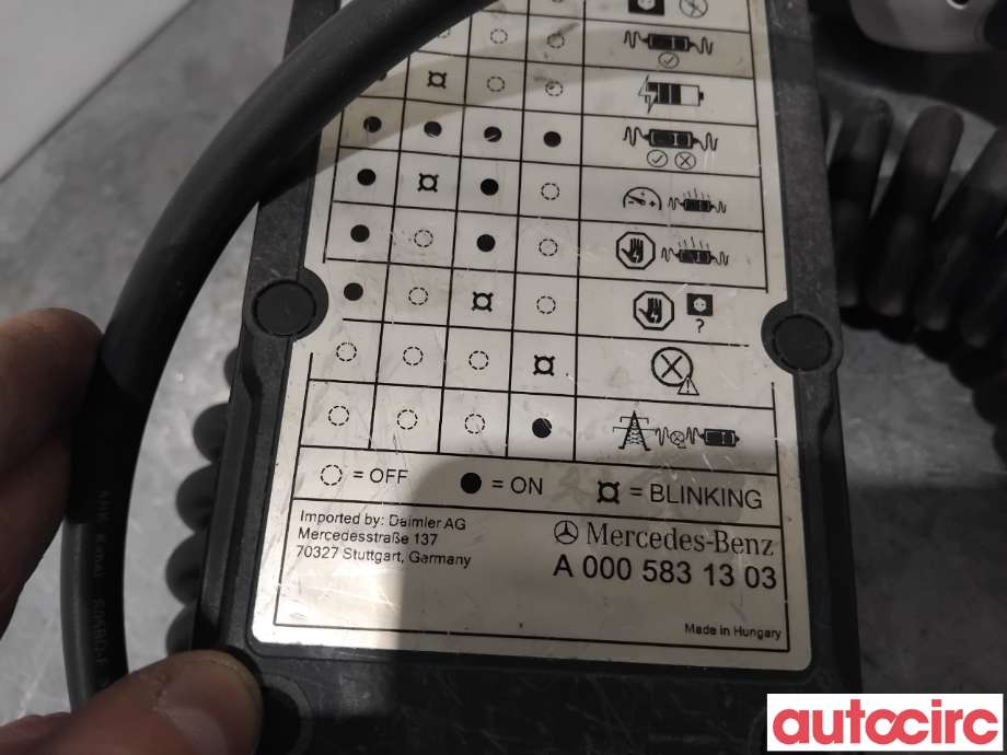 Batterilader kabel til Mercedes GLC 2015-2022 (X253) (X253) (MERCEDES|A0005837302|A0005831303|A0005838703)