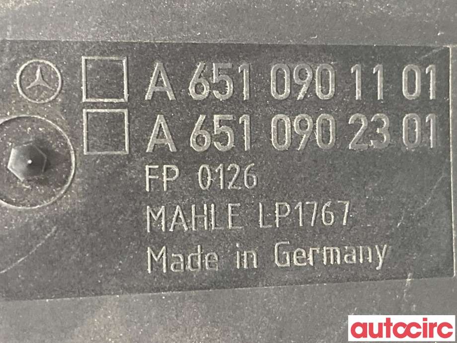 Luftfilterboks til Mercedes GLK 2008-2015 (X204) (X204) (MERCEDES|A6510901701|)