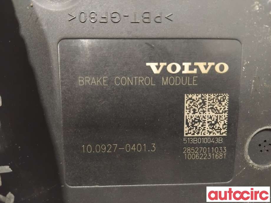ABS sentral til Volvo V60/V60 CC 2013-2018 (Type I, Fase 2)  (VOLVO|31341513|100927-04013|31317450)