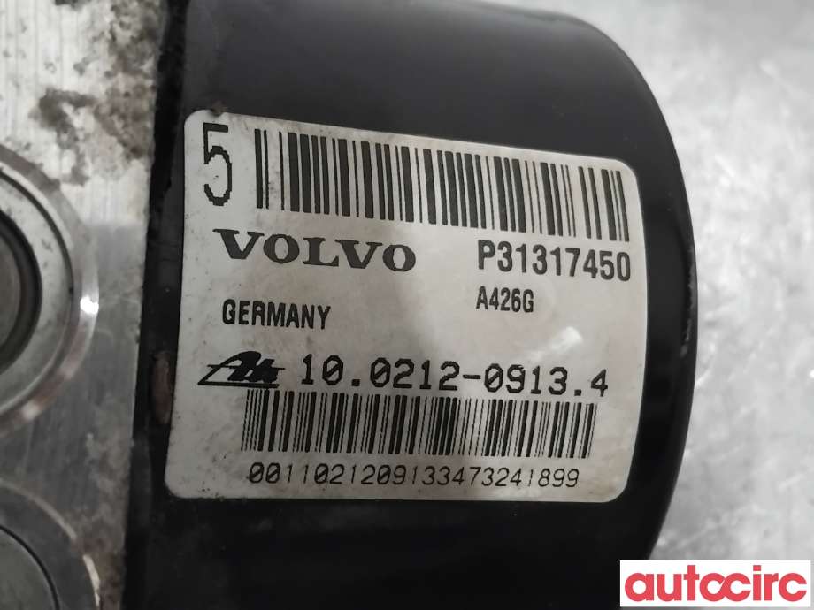 ABS sentral til Volvo V60/V60 CC 2013-2018 (Type I, Fase 2)  (VOLVO|31341513|100927-04013|31317450)