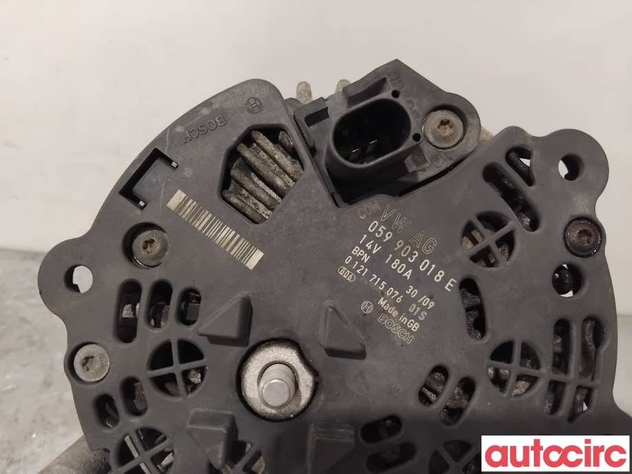 Dynamo til Audi Q7 2006-2010 (Type I, Fase 1) (AUDI|059903018EX|0121715076|059903018E)