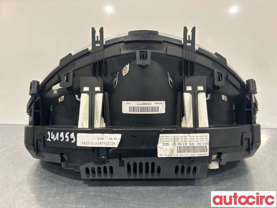Instrumentpanel til Mercedes E-Klasse, Coupe/Cab 2009-2013 (Fase 1) (C207) (C207) (MERCEDES|A2129003010|A2125409547)