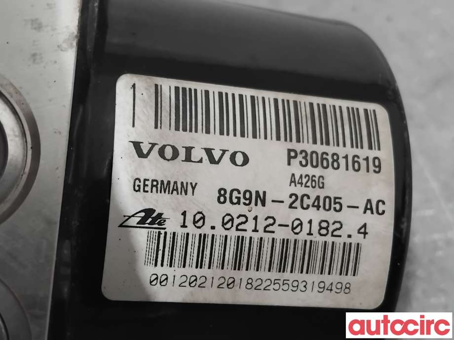 ABS sentral til Volvo XC60 2008-2013 (Type I, Fase 1)  (VOLVO|31329140|100212-01824|30681619)
