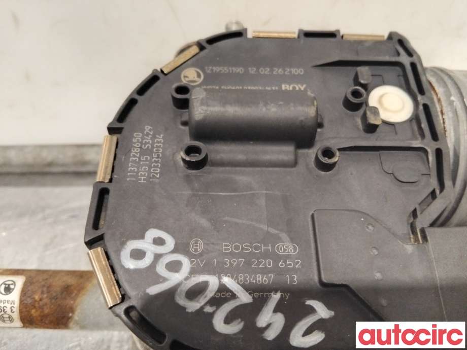 Viskermotor frontrute til Škoda Octavia 2009-2013 (Type II, Fase 2)  (SKODA|1Z1955119D|1397220652|1Z1955023E)
