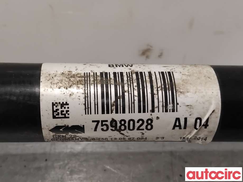 Drivaksel høyre foran til BMW X3 2010-2017 (F25) (F25) (BMW|31607619658|7598028|31608675014)