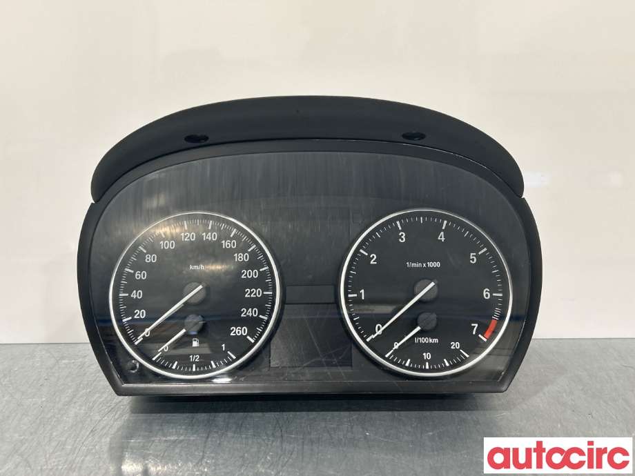 Instrumentpanel til BMW 3-Serie 2005-2011 (E90/E91/E92/E93) (E90/E91/E92/E93) (BMW|62109316119|9166827)