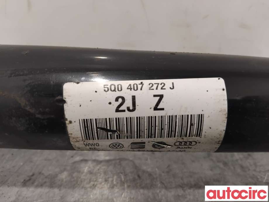 Drivaksel høyre foran til VW Golf VII 2012-2017 (Fase 1)  (VOLKSWAGEN|5Q0407762HX|2JZ|5Q0407272J)