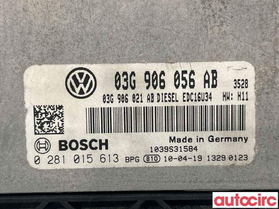 Styreenhet motor til VW Caddy 2004-2010 (Type III, Fase 1)  (VOLKSWAGEN|03G906056AB)