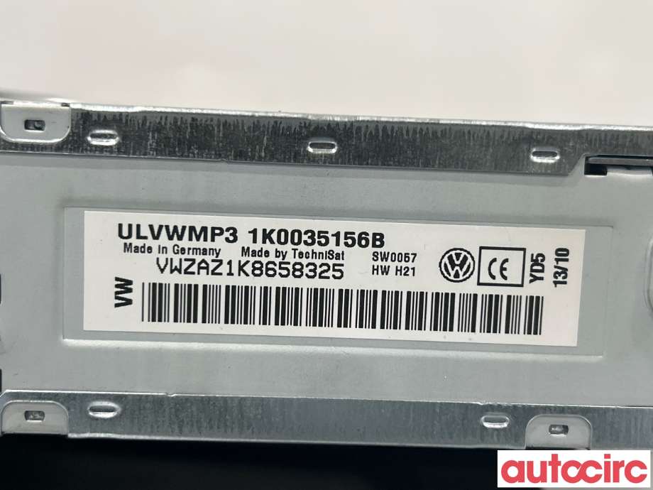 Bilstereo til VW Caddy 2004-2010 (Type III, Fase 1)  (VOLKSWAGEN|1K0035156B)