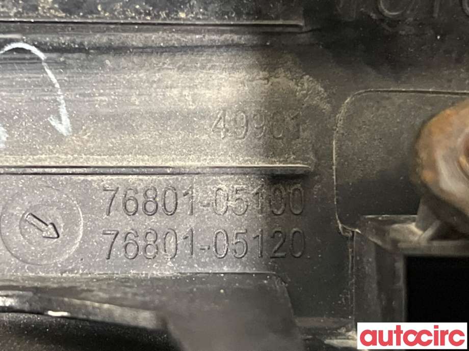 Bakluke/bakdør håndtak til Toyota Avensis 2009-2015 (Type III, Fase 1) (TOYOTA|7680105120B1||76801-05120)