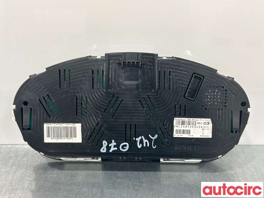 Instrumentpanel til Renault Megane 2009-2016 Type III  (RENAULT|248100342R)
