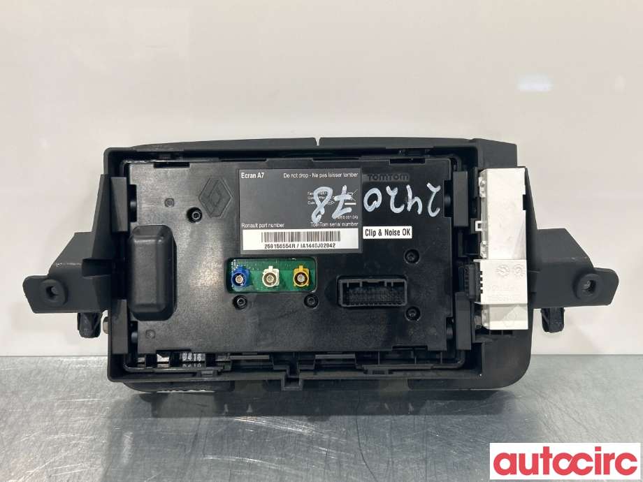 Multimedia display (MCU - Media Controller Unit) til Renault Megane 2009-2016 Type III (RENAULT|259150931R|259156554R)