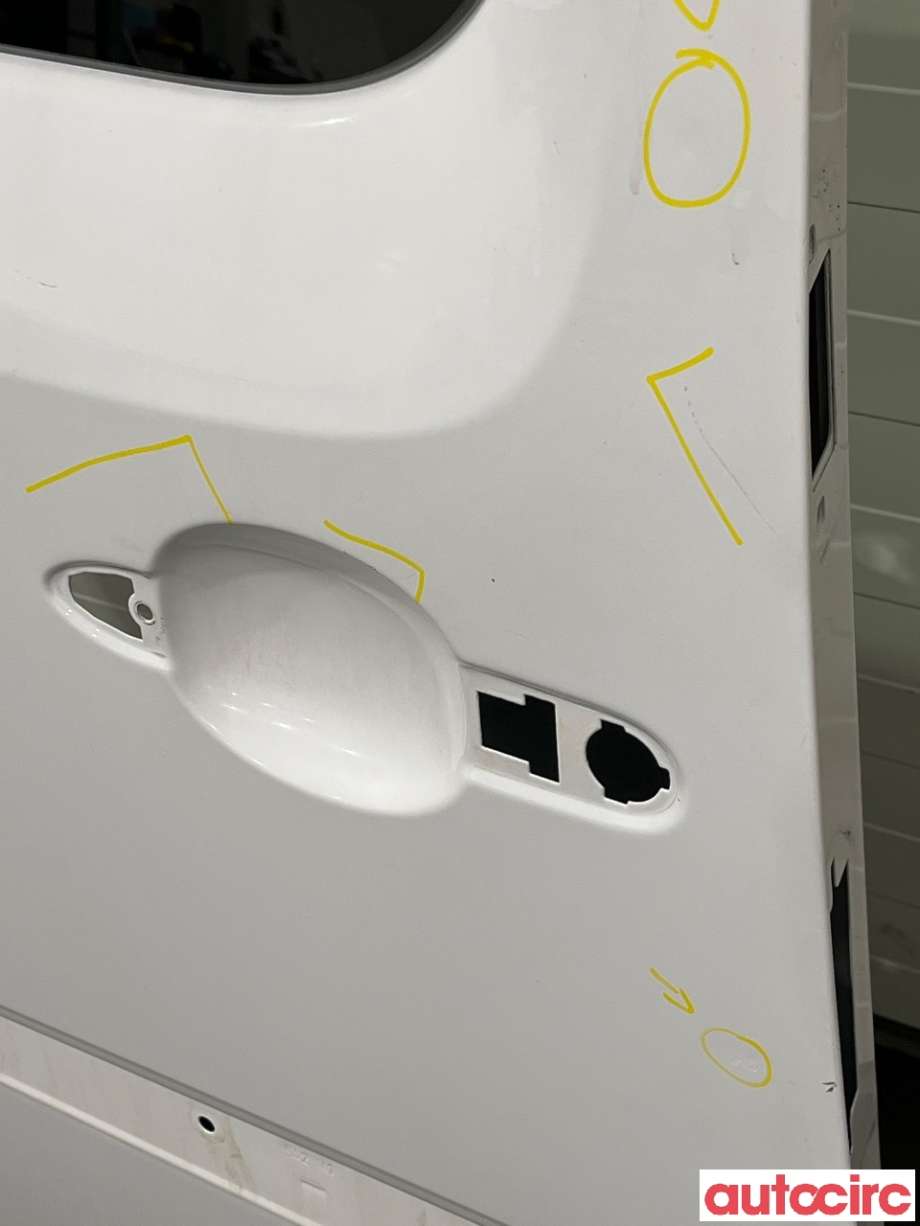 Dør høyre skyvedør til Renault Kangoo 2008-2021 (Type II)  (RENAULT|821007601R)
