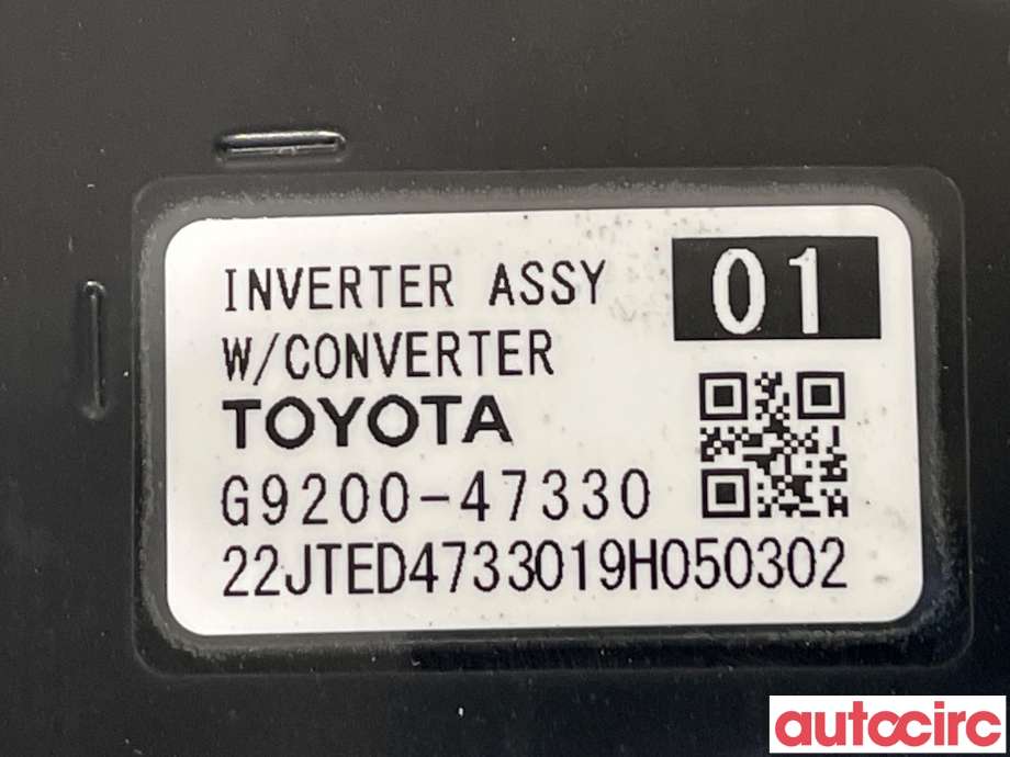 Inverter hybrid til Toyota C-HR 2016-->> (TOYOTA|G920049135||G9200-47330)
