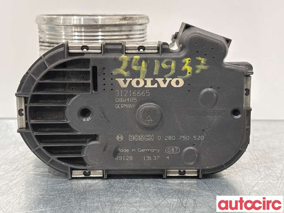 Spjeldhus til Volvo XC60 2008-2013 (Type I, Fase 1)  (VOLVO|31216665|0280750520)