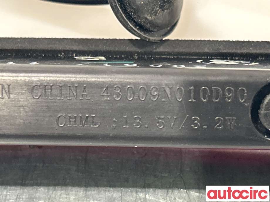 Baklykt bremselys bakrute til MG ZS EV 2019-2021 (Type I, Fase 1)  (MG|43009N010D90)