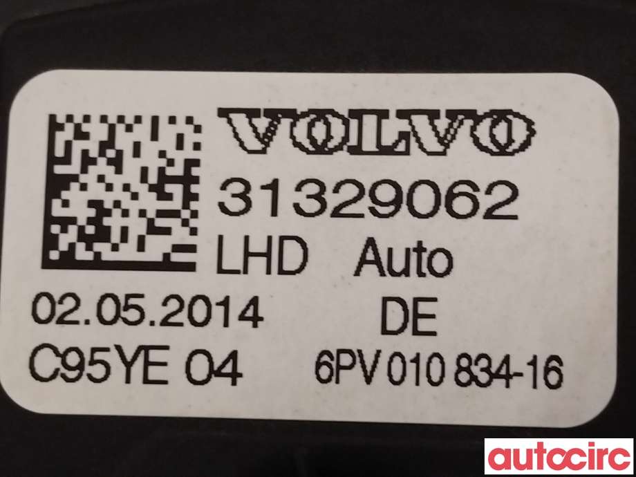 Pedal gass til Volvo V60/V60 CC 2013-2018 (Type I, Fase 2)  (VOLVO|31329058|31329062)