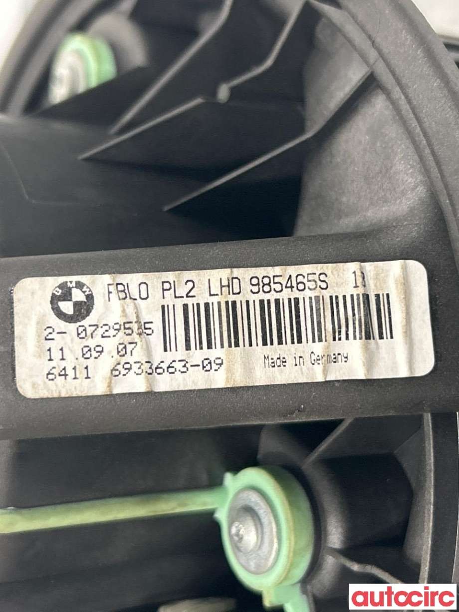 Varmeapparat motor til BMW 3-Serie 2005-2011 (E90/E91/E92/E93) (E90/E91/E92/E93) (BMW|64119227670|985465)