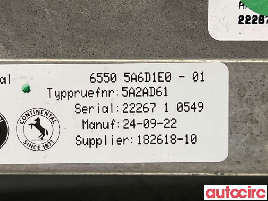 Instrumentpanel til BMW 3-Serie 2018-->> (G20) (G20) (BMW|65505A7B2D7|65505A6D1E0)