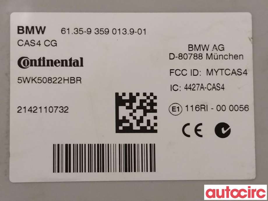 Styreenhet diverse til BMW X3 2010-2017 (F25) (F25) (BMW|61356809374|61359359013)