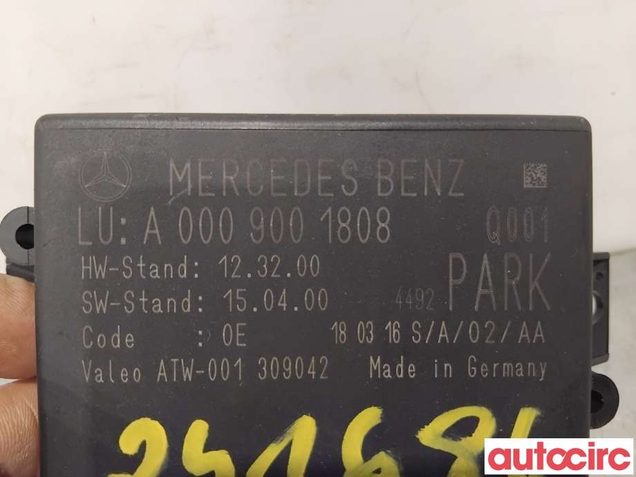 Styreenhet parkering til Mercedes C-Klasse 2014-2018 (Fase 1) (W205) (W205) (MERCEDES|A0009001808|309042)