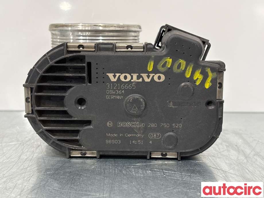 Spjeldhus til Volvo XC60 2008-2013 (Type I, Fase 1)  (VOLVO|31216665|0280750520)