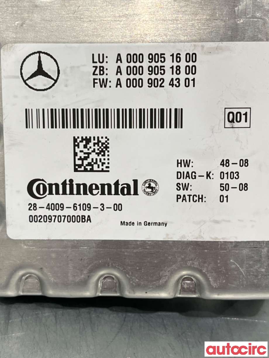 Sensor radar til Mercedes E-Klasse 2009-2013 (Fase 1) (W212) (W212) (MERCEDES|A0009057202|28-4009-6109-3-00|A0009051600)