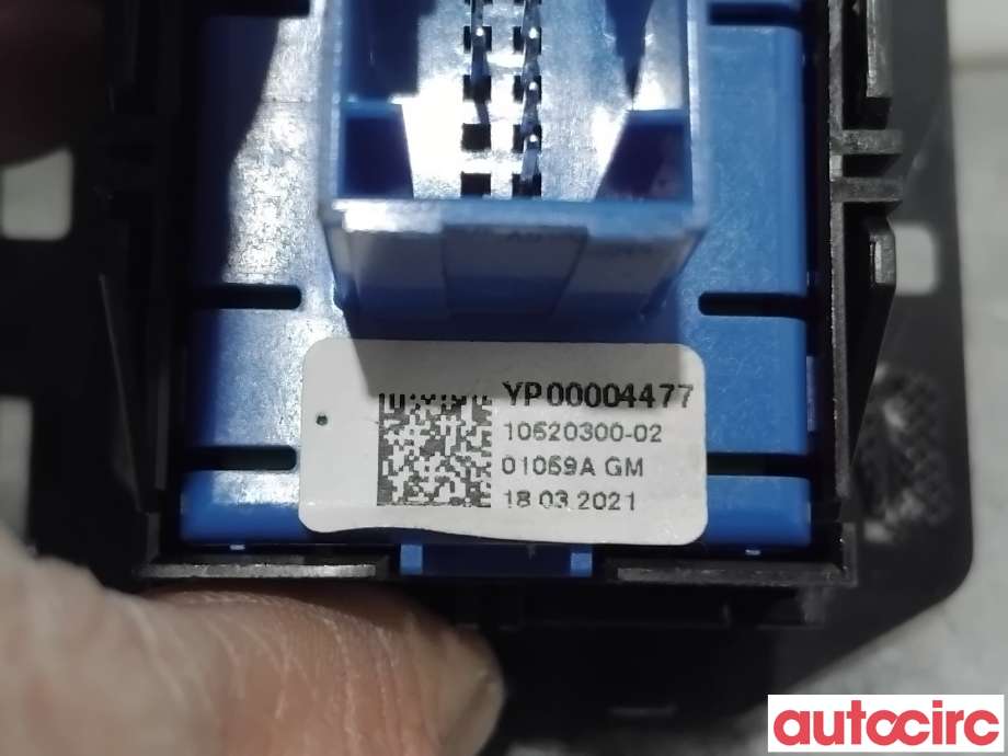 Bryter elektrisk håndbrekk/parkbrems til Opel Corsa F 2019-->>  (OPEL|YP000044YX||YP00004477)