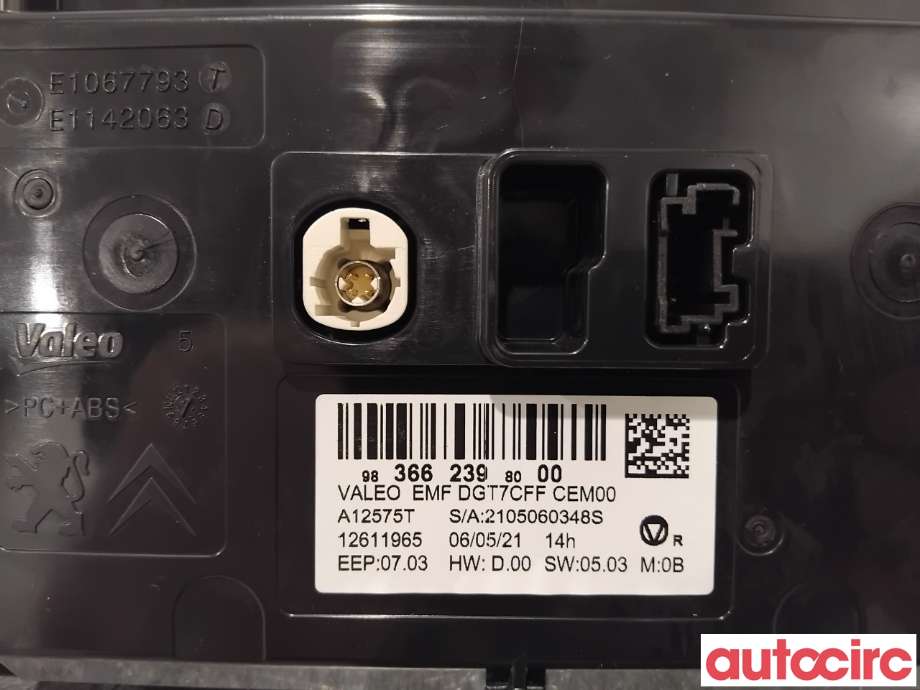 Instrument kjørecomputer til Opel Corsa F 2019-->>  (OPEL|9836623980|)
