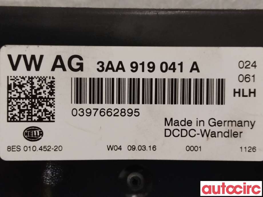 Styreenhet diverse til VW Transporter / Caravelle 2015-2019 (T6) (T6) (VOLKSWAGEN|3AA919041A)