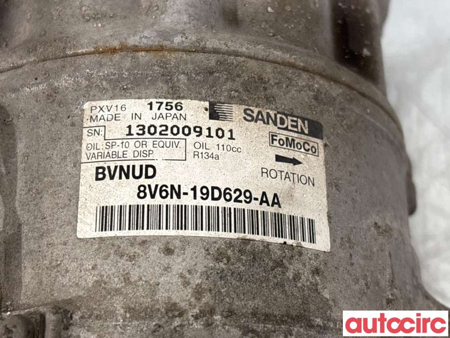 Aircondition kompressor til Mazda 3 2009-2013 (Type II) (MAZDA|BEV3-61-450A|PXV167156|8V6N-19D629-AA)