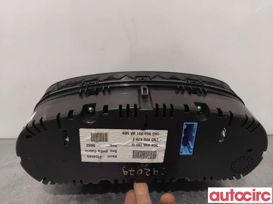 Instrumentpanel til VW Sharan 2010-->> (Type II)  (VOLKSWAGEN|7N0920870EX|A2C53411891|7N0920870E)