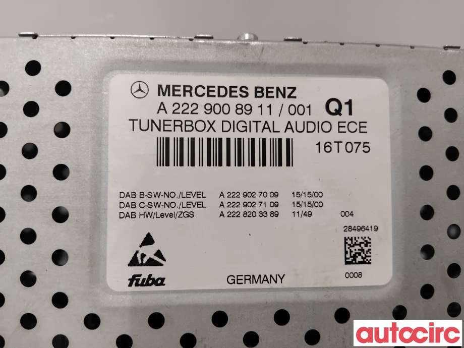 Bilstereo diverse til Mercedes C-Klasse 2014-2018 (Fase 1) (W205) (W205) (MERCEDES|A2229005317||A2229008911)