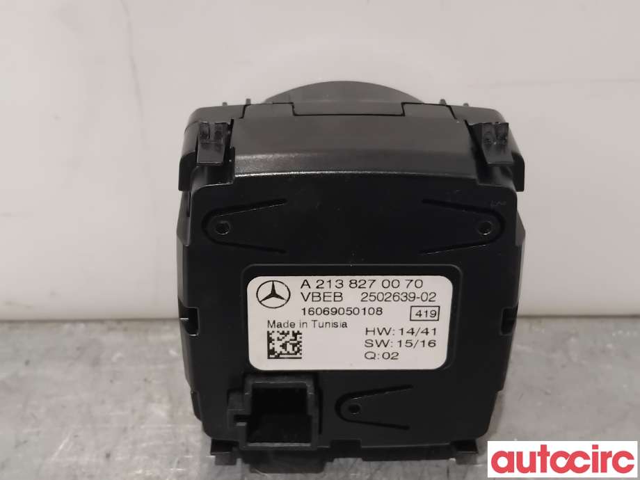 Instrument klokke til Mercedes C-Klasse 2014-2018 (Fase 1) (W205) (W205) (MERCEDES|A2138272000|2502639-02|A2138270070)