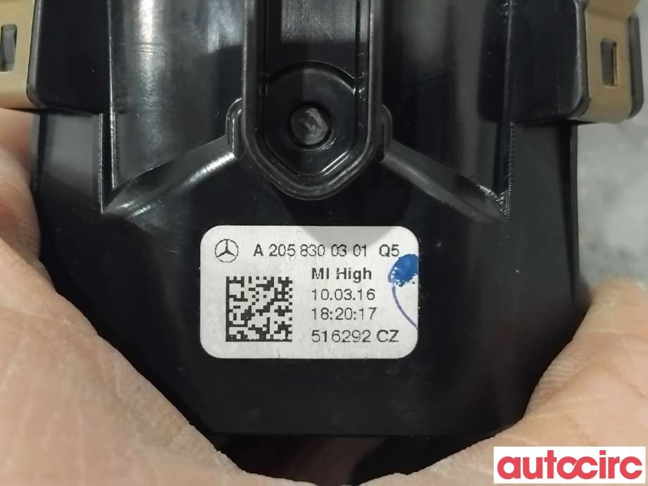 Dashbord friskluftdyse til Mercedes C-Klasse 2014-2018 (Fase 1) (W205) (W205) (MERCEDES|A2058300301|)