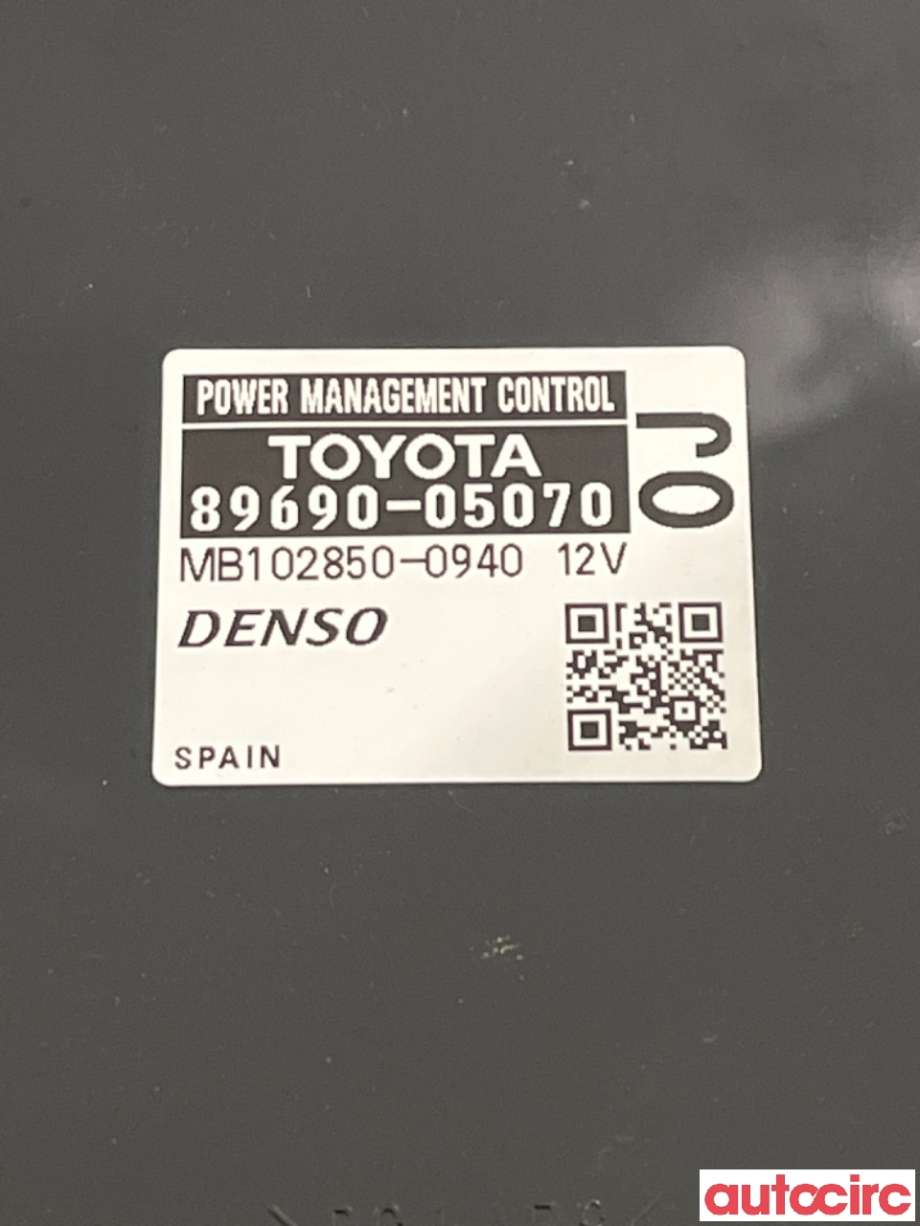 Styreenhet diverse til Toyota Avensis 2009-2015 (Type III, Fase 1)  (TOYOTA|8969005070|MB102850-0940|89690-05070)