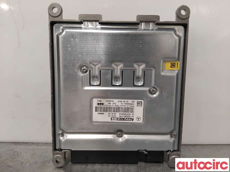 Bilstereo forsterker til Mercedes C-Klasse 2014-2018 (Fase 1) (W205) (W205) (MERCEDES|A2229000618|7203023021|A2229003113)