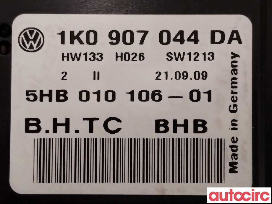 Varmeapparat betjening til VW Tiguan 2007-2011 (Type I, Fase 1)  (VOLKSWAGEN|1K0907044DA)