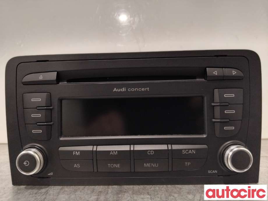 Bilstereo til Audi A3, 2009-2012 (Type II, Fase 2)  (AUDI|8P0057186SX)