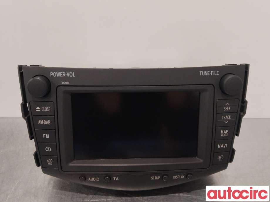 Bilstereo til Toyota RAV4 2009-2013 (Type III, Fase 2) (TOYOTA|8610042065|8610042060|86120-42370)