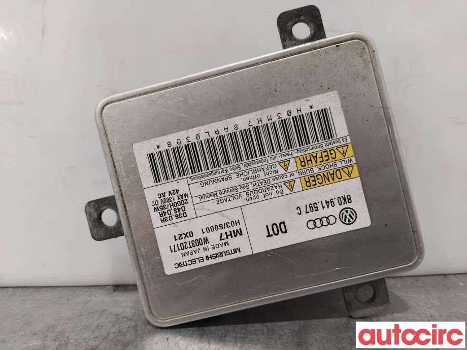 Styreenhet xenon/ballast til Audi Q5 2008-2012 (Type I, Fase 1)  (AUDI|8K0941597E|W003T20171|8K0941597C)