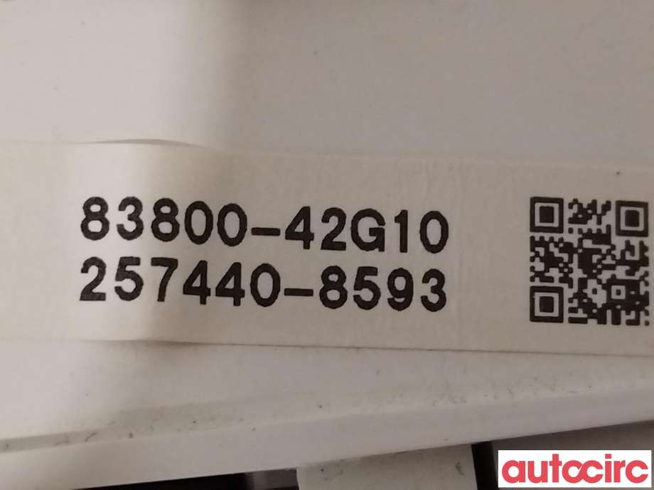 Instrumentpanel til Toyota RAV4 2009-2013 (Type III, Fase 2)  (TOYOTA|8380042G10)