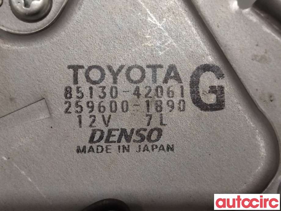 Viskermotor bakrute til Toyota RAV4 2009-2013 (Type III, Fase 2)  (TOYOTA|8513042061|259600-1890|85130-42061)