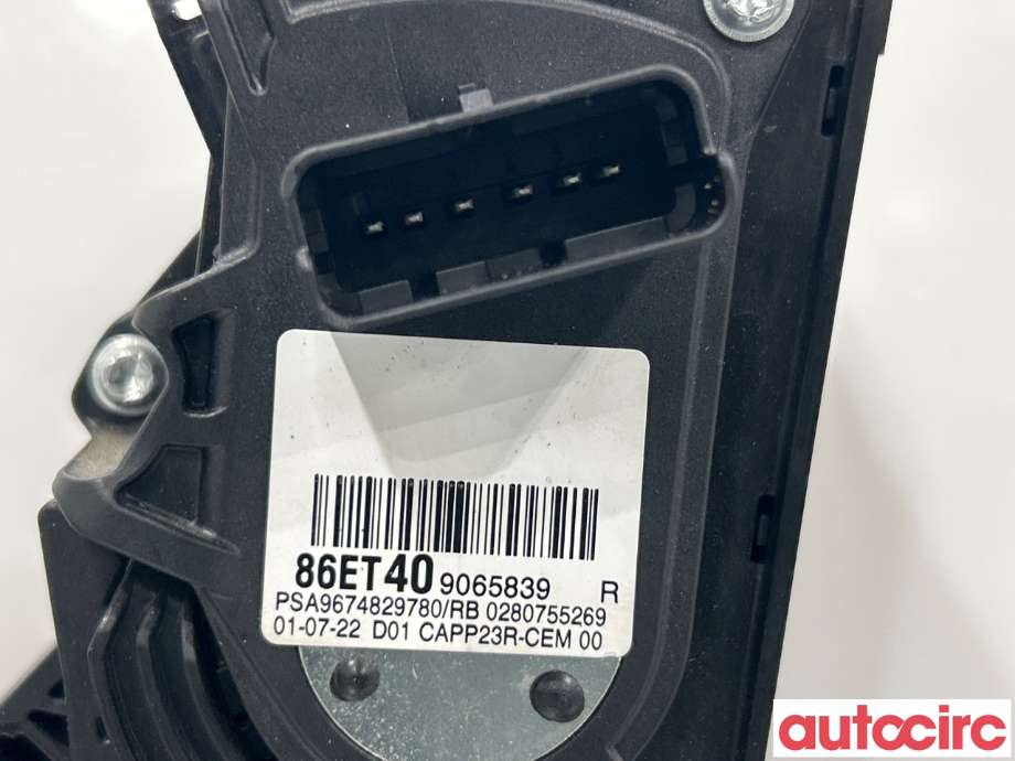 Pedal gass til Opel Combo E 2019-->>  (OPEL|9836042280|0280755269|9674829780)