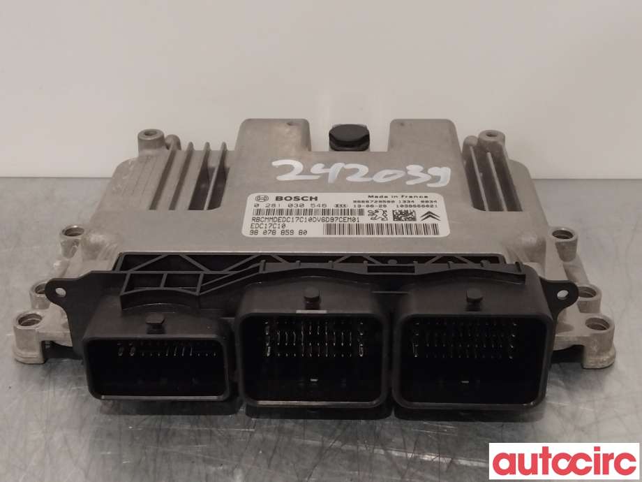 Styreenhet motor til Citroën Berlingo 2008-2015 (Type II, Fase 1)  (CITROEN|1606874080|9807885980)