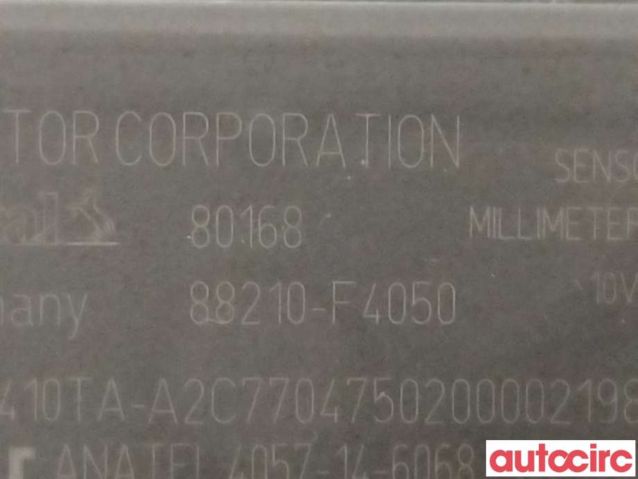 Sensor radar til Toyota C-HR 2016-->> (TOYOTA|88210F4050)